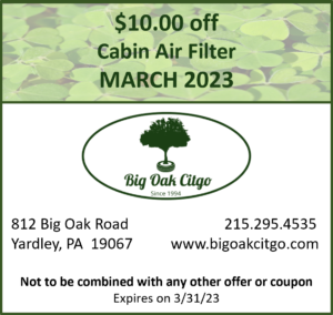 2023.03 – $10 off Cabin Air Filter