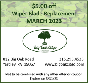2023.03 – $5 off Wiper Blade Replacement