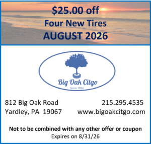 2026.08 – $25 off Four New Tires