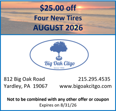 2026.08 – $25 off Four New Tires